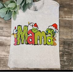 Cute Design ! Custom Made And Will Ship Within A Few Days! On Gildan Unisex Short Sleeve Check Out My Page For More Designs Cute Cricut Christmas Shirts, Cricut Family Christmas Shirts, Grinch Couple Shirts, Christmas Themed Shirts, Grinch Birthday Shirts, Printed Green Tops For Winter, Multicolor Printed Christmas Tops, Christmas Multicolor Graphic Print Top, Christmas Graphic Print Multicolor Tops