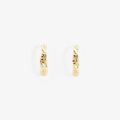 Rich 18K yellow gold strands woven and intertwined in a classic hoop that adds a dash of play to a classic staple piece. Textured Small Hoop Yellow Gold Earrings, Black Rhodium, Long Chain, Staple Pieces, Organic Shapes, Earring Backs, Timeless Elegance, Vines, Jewelry Box