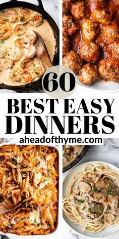 the best easy dinners to make at home