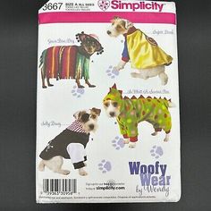 a package of dog clothes for small dogs