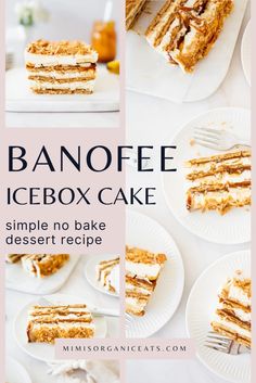 Enjoy a cool treat this summer with this simple no bake dessert recipe! The Banoffee Icebox Cake features layers of graham crackers, homemade caramel sauce, fresh banana slices, and whipped cream. This easy banana icebox cake is the best frozen dessert. Ideal for pie recipe fans, cake enthusiasts, and tart lovers. Try this no bake dessert for a healthy summer indulgence that's also a great eggless recipe. Banana Icebox Cake, Crackers Homemade, Salty Desserts, Egg Free Desserts, Salted Caramel Cake, Banana Slices, Eggless Cake Recipe, Frozen Dessert Recipe, Colorful Desserts