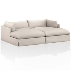 Habitat 102 Double Chaise Sectional, Valley Nimbus-Furniture - Chairs-High Fashion Home Slipcovered Sectional, Double Chaise Sectional, Chaise Lounger, Sectional Slipcover, Double Chaise, Z Gallerie, Chaise Sectional, High Fashion Home, Cabin Homes