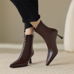 <td style="text-dec... Ankle Boots For Women, Women Ankle Boots, Toe Socks, Elegant Casual, Womens Wedding Shoes, Mid Heel, Womens Boots Ankle, Office Ladies, Boots For Women