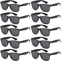 PRICES MAY VARY. UV PROTECTION SUNGLASSES - Stylish sunglasses that come with 100% UV (UVA & UVB) protection lenses. Ideal retro style party sunglasses for adults and teenagers. Perfect for pool party, day trip and birthday. Get some fashionable eyecare at bargain prices! COMFORTABLE & DURABLE - Safe and stylish shades provide extra comfort while wearing our cool 80s glasses for adult. It has flexible fit spring hinges to suit and compliment to your face for superior comfort. A must try bulk sun 80s Glasses, Corporate Giveaways, Nerd Glasses, Party Sunglasses, Sunglasses Uv Protection, Uv Sunglasses, 80s Style, Style Party, Cool Sunglasses