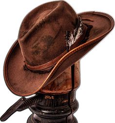 Best Cowboy Hats, Brown Cowboy Hat, Felt Cowboy Hat, Felt Cowboy Hats, Leather Hat, Leather Hats, Grizzly Bear, Hat Band, Cowboy Hat