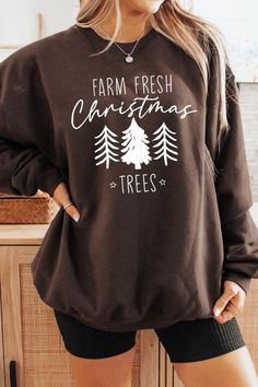 Farm Fresh Christmas Trees Graphic Fleece Sweatshirts.Unisex Crew Neck Long Sleeve Sweaters Knits.Crafted from premium materials, tailored to your lifestyle, ensuring a comfortable fit for any occasion.Family Group Uniforms Birthday Party Gift Concert Festival Events.High Quality Direct To Film Printed Graphic Design.50%COTTON,50%POLYESTERNICARAGUAMade In: Nicaragua Fur Coat Men, Farm Fresh Christmas Trees, Group Outfits, Christmas Tree Graphic, Long Sleeve Sweaters, Fresh Christmas Trees, Fashion Themes, Concert Festival, Film Prints