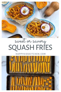 sweet and savory squash fries are the perfect side dish for any meal or appetizer