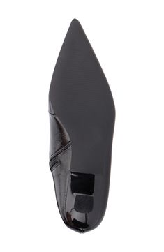 A slender pointy toe and an architectural kitten heel bring party-ready vibes to this elegant boot featured in a knee-high silhouette. 2" heel 15 1/4" shaft Synthetic upper and lining/rubber sole Imported Tumi Luggage, Elegant Boots, Olivia Miller, Clutch Pouch, How To Make Shoes, Cold Weather Accessories, Kitten Heel, Black Fits, Girls Accessories