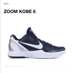 Kobe Bryant Basketball Shoes Size 9.5 Men Limited Edition Kobe Bryant Basketball Shoes, Kobe Bryant Basketball, Bryant Basketball, Nike Zoom Kobe, Air Zoom, Nike Air Zoom, Kobe Bryant, Basketball Shoes, Nike Men