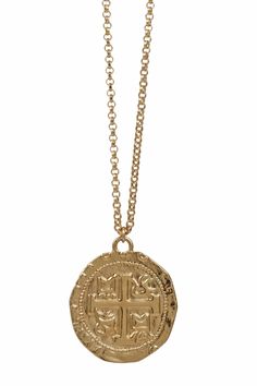 roman coin necklace Kei Jewelry, Gold Coin Necklace, Coin Pendant Necklace, Solid Gold Necklace, Medallion Necklace, Work Jewelry, Bohemian Necklace, Modern Necklaces, Coin Jewelry