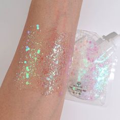 SIZE: 10.5cm*6.9cm Multiple Colors Available --- Our Chunky Glitter Gel is rich in many colors and contains 25g body glitter gel. Large numbers of holographic sequins, the color and shine of the laser sequins vary with the perspective, like a rainbow, making you the most attractive. Easy to Use --- Chunky Glitter Gel is a glitter body gel that is sticky, so you don't need to use glue when using it, saving your makeup time. Face jewels stick on glitter can be used directly in the body wherever yo Gel Glitter Makeup, Bubble Makeup, Photobooth Event, Glitter Pills, Ariel Halloween Costume, Mermaid Face Paint, Holographic Sequins, Glitter Face Paint, Face Glitter