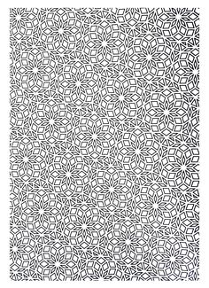 a black and white pattern with lines on it