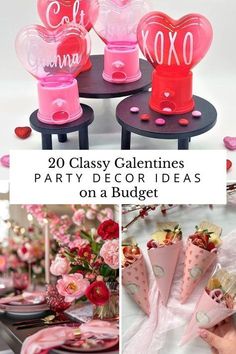 valentine's day party decor ideas on a budget