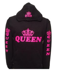 Black hoodie ..the sizes is men's sizes for men and women the material is 80% cotton 20% polyester thank you Air Force Hoodie, Hot Pink Design, Black Hooded Sweatshirt, Queen Black, Black Sweats, Hoodie And Sweatpants, Stars Then And Now, Couples Hoodies, Hooded Sweatshirt Men