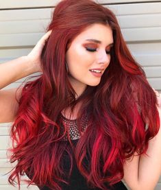 50 New Red Hair Ideas & Red Color Trends for 2020 - Hair Adviser Pinkish Brown Hair, Ruby Red Hair, Red Hair Day, Light Red Hair, Light Auburn Hair, Red Hair Trends, Red Copper Hair Color, Red Hair Looks, Shades Of Red Hair