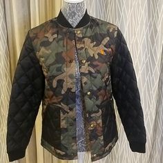 Nwot Boys Polo Camouflage Quilted Jacket!! Urban Camouflage Outerwear For Winter, Urban Camouflage Winter Outerwear, Camouflage Outerwear For Winter Streetwear, Camouflage Winter Streetwear Outerwear, Fall Camouflage Streetwear Outerwear, Fall Camouflage Outerwear For Streetwear, Camouflage Outerwear For Fall Streetwear, Camouflage Long Sleeve Outerwear For Cold Weather, Camouflage Outerwear For Cold Fall Weather