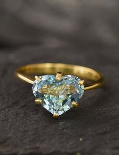 Heart Shaped Aquamarine Gemstone Ring / 14k Yellow Gold Ring / Best Valentine Gift For Girlfriend / Gold Gemstone Ring / Handmade Gold Ring by Shomilijewellers Details :- Handmade Item Material :- 14k Yellow Gold Gemstone :- Aquamarine  Ring Size: 7 US and we can make ring size as per your requirement size. 14k Gold Heart-shaped Proposal Jewelry, 14k Gold Jewelry With Vs Clarity For Proposal, Heart Cut Topaz Gemstone Ring For Promise, Heart Cut Topaz Ring For Promise, Heart Cut Topaz Promise Ring, 14k Gold Heart Cut Jewelry For May Birthstone, Gold Heart Cut Jewelry For May Birthstone, Gold Heart Cut Emerald Jewelry, Trillion Cut Birthstone Ring For Promise