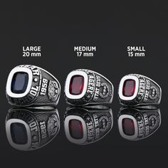 Customized High School Ring, Class Ring, School Ring, University Ring, Handmade College Ring, Personalized University Ring, Graduation Gift 🎓 Handcrafted Silver Graduation Rings 🎓 ✅ Made of 925 Sterling Silver ✅ Dimensions: 20mm Large, 17mm Medium, 15mm Small ✅ Weight: ±20gr Large, ±12gr Medium, ±9gr Small 🎉Celebrate your academic achievements in style with these exquisite handmade silver graduation rings. Meticulously crafted with attention to detail, these rings are the perfect way to commemorate your journey and mark this significant milestone. Product Features: 🔶 High-Quality Silver: Each ring is expertly crafted using premium-grade 925 sterling silver, ensuring durability and timeless beauty. 🔶 Customizable Design: Personalize your graduation ring with the option to engrave your White Gold Signet Ring With Accent Stones For Promise, Custom Oval Rings For Formal Occasions, Polished Diamond Rectangle-shaped Rings, Rectangular Diamond Ring With Polished Finish, Polished Finish Rectangular Diamond Rings, Custom Formal Rings With Polished Finish, Classic Jewelry With Accent Stones For Collectors, Classic Collectible Jewelry With Accent Stones, Rectangular White Gold Ring With Accent Stones