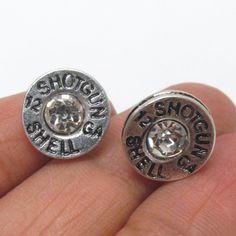 Brand New Choose Silver Or Gold Hypoallergenic Post Back Grunge Earrings, Mint Green Earrings, Jewelry Western, Urban Jewelry, Urban Outfitters Jewelry, Stud Earrings Silver, Shotgun Shell, Western Earrings, Trending Necklaces