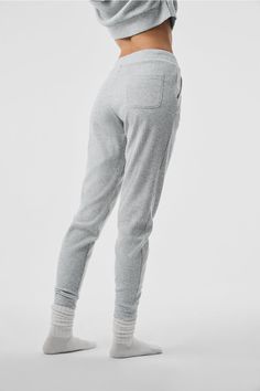 Meet the sweats you’ve seen all over your feed. They’re done in a plush, incredibly soft, wide-ribbed fabric that feels as good as it looks. The jogger-style silhouette is luxuriously cozy with a high-rise waistband and ankle cuffs. Make it a matching set with the Muse Hoodie. Alo Yoga Bottoms With Ribbed Waistband, Alo Yoga Relaxed Fit Pants, Winter Loungewear Snug Bottoms, Alo Yoga Casual Relaxed Fit Bottoms, Alo Yoga Casual Bottoms With Relaxed Fit, Alo Yoga Relaxed Fit Bottoms With Comfort Waistband, Sporty Solid Ribbed Pants, Casual Snug Winter Pants, Casual Alo Yoga Pants With Ribbed Waistband