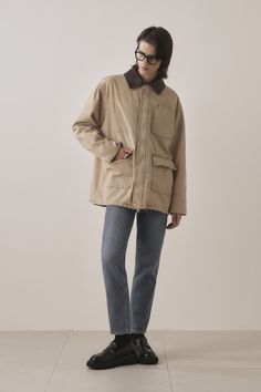 Composition : Shell 1 : Cotton 100% Shell 2 : Polyurethane 100%Color : TANCountry of Origin : Republic of Korea Classic Beige Outerwear With Corduroy Collar, Beige Padded Collar Outerwear For Work, Utility Outerwear With Corduroy Collar For Work, Work Jacket, Men Fashion Casual Outfits, Work Jackets, Men Fashion, Fashion Casual, Medicine