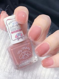 Want to try the viral Asian blush nail trend aka "the jelly nails" manicure but can't find a how-to on Pinterest? I couldn't find one either so I took one for the team and found #minimalist #nail #design #ideas Hello Nails, Asian Nails, Blush Nails, Really Cute Nails, Pretty Gel Nails, Jelly Nails, Kawaii Nails