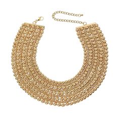 PRICES MAY VARY. Weight is about 3.95oz(112g), Perimeter is about 12inch(30.5cm), Necklace Width is about 1.81inch(4.6cm), have an extended chain, adjustable. Environmentally friendly material, High Quality zinc alloy, lead-free and nickle-free, Welding Technology. Elegant, enhance the temperament, suitable for various occasions: Daily, Party, Artistic photo, Model photo, Cosplay, Performance. Gifts for Festivals: engagement, wedding, anniversary, birthday, new year, Valentine's Day, mothers-day Party Round Beads Ball Chain Necklaces, Party Ball Chain Necklaces With Round Beads, Party Necklace With Round Beads And Ball Chain, Party Round Beads Ball Chain Necklace, Elegant Ball Chain Necklaces For Parties, Elegant Ball Chain Necklace For Party, Elegant Party Necklaces With Ball Chain, Metal Beaded Necklaces For Parties, Metal Ball Chain Necklace For Party