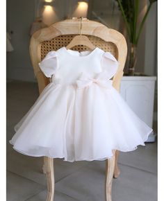 Get 10% off now! Buy ruffled organza toddler flower girl dress with bubble sleeves at cheap price online. Free stable shipping and pro custom service since 2009. White Puff Sleeve Organza Dress, White Organza Dress With Puff Sleeves, Fitted Organza Tutu Dress For First Communion, Baptism Fitted Organza Tutu Dress, Fitted Organza Tutu Dress For Baptism, Spring Wedding Princess Dress With Puff Sleeves, Organza Princess Dress For First Communion In Spring, Spring Princess Baptism Dress In Organza, Spring Princess Style Baptism Dress In Organza