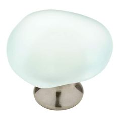 an image of a white glass door knob