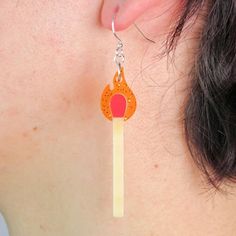 Perfect Match – Affordable Earrings :) Masc Cottagecore, Off With Their Heads, Beautiful Butterfly Photography, Stick Earrings, Match Stick, Funky Earrings, Free Earrings, Laser Cut Acrylic