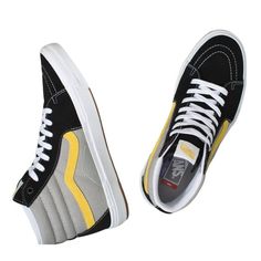 Vans Bmx Sk8-Hi Black/Grey/Gold Shoes Size 9 Mens. Vans Gray Skate Shoes With Rubber Sole, Vans Gray Sneakers With Rubber Sole, Vans Gray Sneakers For Skateboarding, Gray Vans Sneakers With Rubber Sole, Vans Gray Skate Shoes For Sports, Gray Vans Skate Shoes For Sports, Gray Urban Skate Shoes With Cushioned Footbed, Gray Cushioned Skate Shoes, Vans Slip On Black