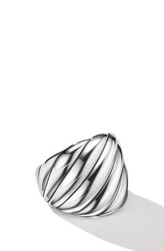 Sterling silver. Imported. David Yurman, Womens Jewelry Rings, Jewelry Rings, Cable, Nordstrom, Women Jewelry, Size 6, Sterling Silver, Ring