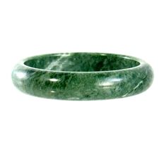 This vintage bangle bracelet is a stunning piece of Chinese artistry. The deep green jade stone is expertly crafted into a beautiful bracelet that will add a touch of elegance to any outfit. The bracelet is perfect for those who appreciate antiques and Asian artifacts. It comes from China and is made of high-quality jade stone. The bracelet is green in color and is perfect for those who love to collect bracelets. Green Spiritual Bangle As A Gift, Spiritual Green Bangle As A Gift, Spiritual Green Bangle Bracelet, Jade Gemstone Bangle Bracelet, Formal Jade Bangle Bracelet, Spiritual Green Bangle Cuff Bracelet, Elegant Green Round Bangle, Green Jade Bracelets For Formal Occasions, Formal Green Jade Bracelets