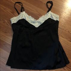 From The Victoria’s Secret Catalogue Brand New Never Worn Black Sleep Top With Built-in Bra, Fitted Black Top For Sleep, Fitted Camisole Top For Night, Black Lace Trim Sleep Top, Fitted Tops With Built-in Bra For Night, Fitted Cami Top For Bedtime, Fitted Lace Trim Top For Night, Black Tops For Night, Mcbling Fashion