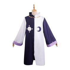 The Owl House King Cosplay Costume 3XL Anime Style Hooded Cosplay Costume, Anime Style Hooded Cosplay Costume For Halloween, Hooded Anime Cosplay Costume For Halloween, White Anime Print Cosplay Costume, Anime Style Cosplay Costume For Fantasy Events, Anime Cosplay Costume With Long Sleeves For Fantasy Events, White Fandom Cosplay Costume, Anime Style Long Sleeve Costumes For Fantasy Events, Long Sleeve Anime Print Cosplay Costume