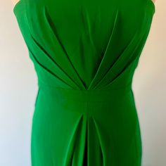 Max Azria Emerald Green Evening Gown In Size 6 Fully Lined With An Inner Corset. Can Be Worn With Straps Or Strapless Green Maxi Dress With Pleated Fitted Bodice, Elegant Fitted Green Strapless Dress, Elegant Green Fitted Strapless Dress, Green Pre-draped Cocktail Dress, Fitted Green Evening Dress With Pleated Bodice, Green Pre-draped Evening Dress With Fitted Bodice, Green Fitted Gown With Pleated Bodice, Green Pleated Bodice Maxi Dress For Evening, Elegant Green Maxi Dress With Pleated Back