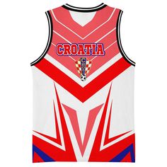 Croatia Sporty Style Basketball JerseyDescriptionProduct Details: This jersey is made from Mesh fabric, sleeveless, breathable, and quick dry. This is the best ideal for hip-hop party, retro party, basketball, lacrosse, any type of training, Chrismas gift and daily life. Thread line color is black or Black only Each item is custom printed, cut, and sewn just for you when you place your order – there may be small differences in the design on the seams due to the custom nature of the production pr Hip Hop Party, Chrismas Gifts, Black Only, Retro Party, Basketball Jersey, Lacrosse, Sporty Style, Mesh Fabric, Croatia