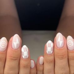 Fun Nails Square, Cute Luminary Nails, Simple Luminary Nails, Luminary Gel Nail Ideas, Neutral But Fun Nails, Muted Nail Designs, Luminary Nails Design Short, Birthday Gel Nails, Mail Design Ideas