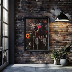 Commemorate creativity with our Jean-Michel Basquiat wall art posters. This modern decor piece is a tribute to artistic brilliance, perfect for enhancing your home and office. The Basquiat style adds a unique touch, making it an ideal gift idea for art enthusiasts. Elevate your space with the iconic style of Basquiat. .: Made with museum-grade archival paper (175gsm) for excellent printing fidelity and vibrant color reproduction.  .: For indoor use only .: Find the perfect match to your customers' needs thanks to the 38 available sizes. .: Assembled in the USA from globally sourced parts .: NB! Due to the production process of these posters, please allow for slight size deviations with a tolerance +/- 1/16" Basquiat Style, Idea For Art, Industrial Style Living Room, Street Art Style, Basquiat Art, Michel Basquiat, Posters Wall Art, Jean Michel Basquiat, Posters Wall