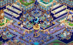 the game's screenshot shows an elaborate building with lots of gold and jewels