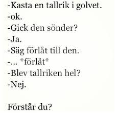 the words are written in black and white on a piece of paper that says,'kasta en talk i govett ok - click den sonder ja