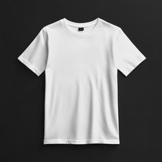 Basic Cotton T-shirt With Sublimation Print, Basic Crew Neck Shirt With Sublimation Print, Basic Short Sleeve Shirt With Sublimation Print, White T Shirt Mockup, White Backround, Wimpy Kid, T Shirt Png, T Shirt Mockup, Tshirt Mockup