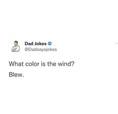 the tweet is being used to describe what color is the wind? bleaw