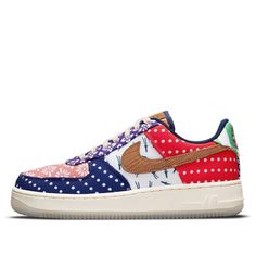 The Nike Air Force 1 Low 'Matsuri' is a stylish sneaker with a multi-colored upper inspired by traditional Japanese festival attire. The intricate pattern features a mix of textures, including woodgrain leather and fabric, with 'Matsuri' lettering on the heel and insole. The rubber sole ensures comfort and stability, making it perfect for everyday wear. Whether you're out on the town or just running errands, the 'Matsuri' is sure to turn heads. Celebrate the spirit of the season with this unique and eye-catching sneaker. (AF1/SNKR/Skate/Casual/Low Top/Women's/Non-Slip/Multicolor/Wear-resistant) Traditional Japanese Festival, Festival Attire, Japanese Festival, Nike Air Force 1 Low, Air Force 1 Low, Traditional Japanese, Nike Air Force 1, Stylish Sneakers, Air Force 1