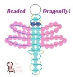 Beading dragonfly pattern Dragonfly Pattern, Diy Kandi Bracelets, Beaded Dragonfly, Bracelet Craft Diy