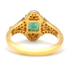 I have two beautiful gold vermeil emerald and diamond rings.Left - Ring A) Oval emerald 6x8mm. Ring size 7.25Right- Ring B) Square emerald 5.5x5.5mm/. Ring size 7.75.Layaway available Watch Cufflinks, Emerald Rings, Dream Ring, Yellow Diamond, Emerald Ring, Earring Necklace, Card Sizes, Gold Vermeil, Diamond Rings