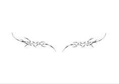 an image of two birds that are drawn in black and white