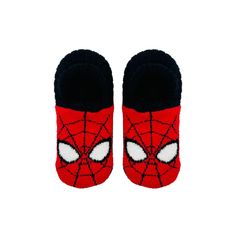 Make sure your little one is lounging in comfort and style with these Boys Marvel Spiderman Flex Back Slipper Socks. Make sure your little one is lounging in comfort and style with these Boys Marvel Spiderman Flex Back Slipper Socks. FEATURES Set includes 1 pair of socks Fuzzy fabric helps keep his feet warm and cozy Gripper bottom helps to keep traction and stabilityFABRIC & CARE Polyester Machine wash Imported Size: S-M. Gender: male. Age Group: kids. Comfortable Non-slip Socks For Playtime, Red Non-slip Comfortable Socks, Playful Non-slip Winter Slippers, Comfortable Socks For Winter Playtime, Comfortable Winter Socks For Playtime, Comfortable Socks For Playtime In Winter, Comfortable Playtime Winter Socks, Fun Winter Non-slip Socks, Fun Non-slip Winter Socks