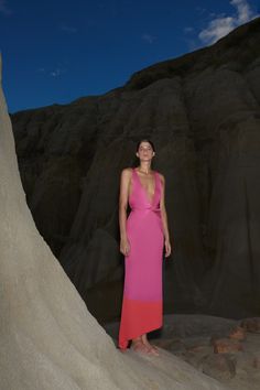 Shira Dress Deep V Maxi Dress, Bleecker Street, Day To Night Dresses, Friends Wedding, Sustainable Swimwear, Coral Reefs, Caribbean Sea, Effortless Elegance, V Neckline