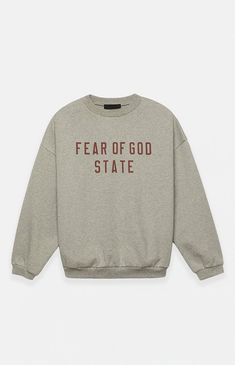 The Fear of God Essentials Dark Heather Oatmeal Fleece Crew Neck Sweatshirt features a crew neckline, long sleeves with dropped shoulders, side seam pockets, a rubber brand label at the upper back, a Fear of God graphic on the front, and ribbed trimming. Solid color sweatshirtSoft fleece liningCrew necklineLong sleevesDropped shouldersRubber brand labelRelaxed, oversized fitSide hand pocketsRibbed trimmingFear of God graphicModel is wearing a size mediumModel Measurements: 6’3.5” Height, 39” Chest, 30” Waist80% cotton, 20% polyesterHand wash, flat or line dryFear of God Essentials are final sale and may not be returned, modified, or exchanged due to high demand. This supersedes all other PacSun return policies. Fear of God Mens Dark Heather Oatmeal Fleece Crew Neck Sweatshirt size Small Crew Neck Logo Print Hoodie For Loungewear, Fall Streetwear Hoodie With Crew Neck, Long Sleeve Sweatshirt For Fall Streetwear, Fall Crew Neck Hoodie For Streetwear, Streetwear Hoodie With Logo Lettering, Streetwear Long Sleeve Hoodie With Logo Lettering, Long Sleeve Logo Print Sweatshirt For Loungewear, Long Sleeve Hoodie With Logo Lettering For Streetwear, Fall Crew Neck Hoodie With Logo Print